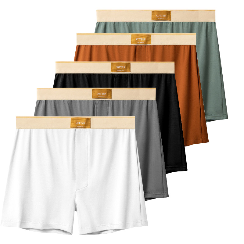Boyshort Underwear - 4 pçs masculino seta calças boxers