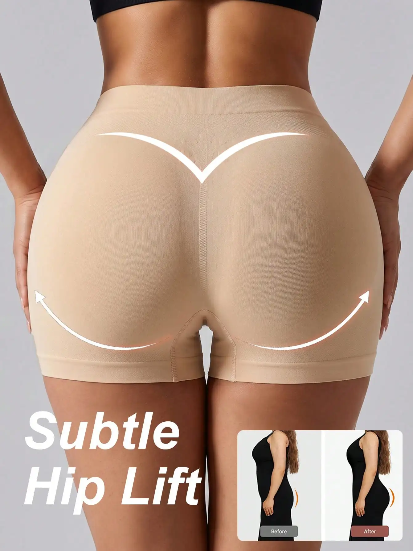 Boyshort Underwear - Calcinha modeladora sem costura para mulheres,