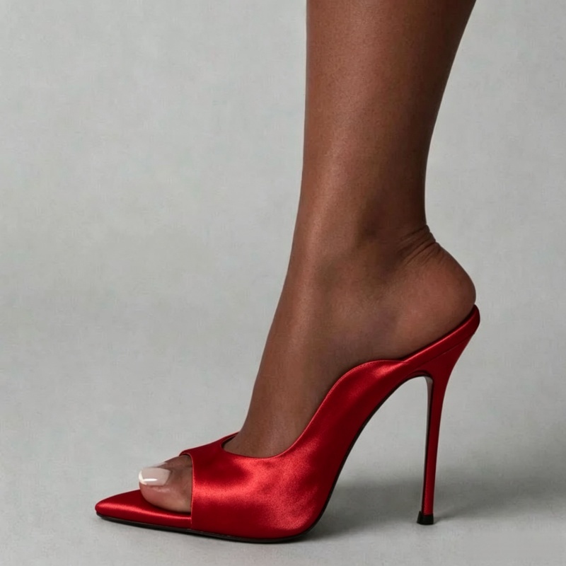 Sapatos de Salto Alto MKKHOU F - Slip Dress Satin avaliação e preço