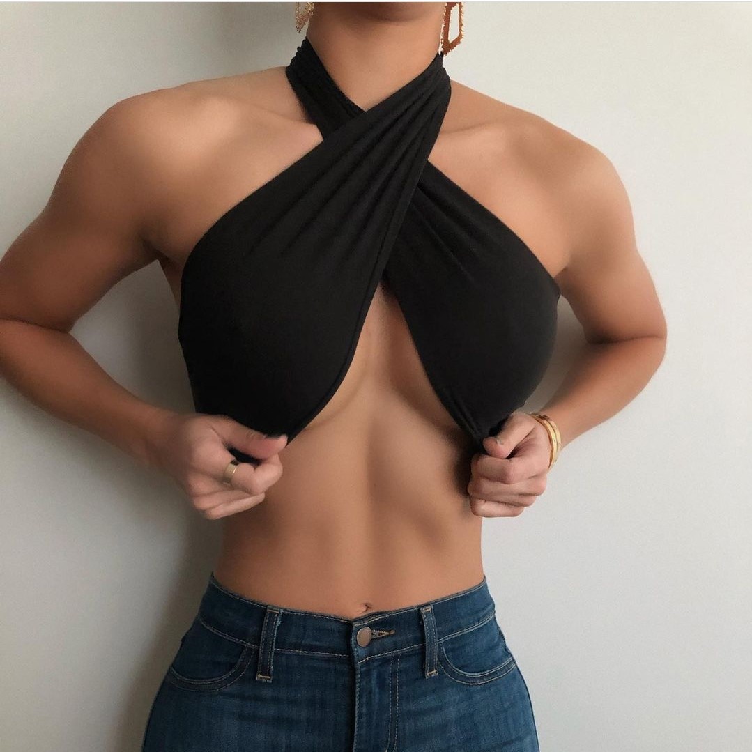 Moda feminina sexy mini topos  - Strapless Bra Backless avaliação e preço