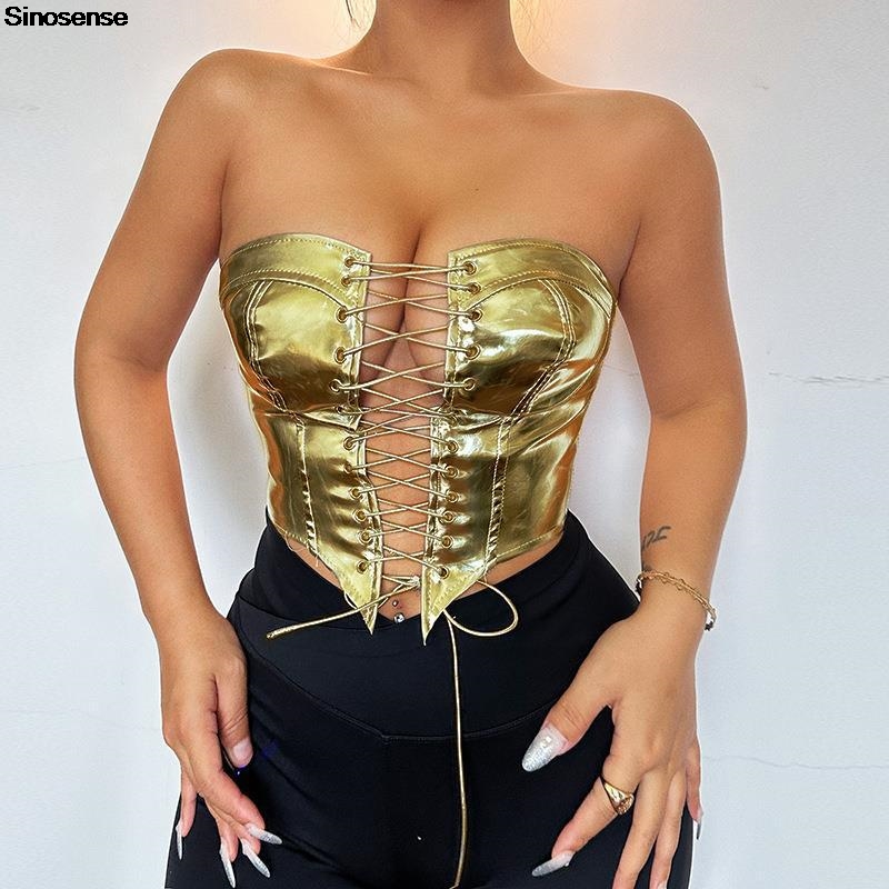 Mulheres couro do plutônio bus - Strapless Bra Backless avaliação e preço